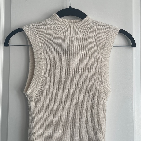 Dynamite Cream Knit Midi Dress - Picture 3 of 5